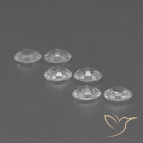 4.15 ct natürliche Weiß Zirkon-Edelsteine, Oval, VVS-VS