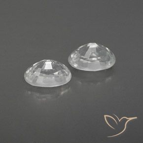 1.69 ct natürliche Weiß Zirkon-Edelsteine, Oval, VVS