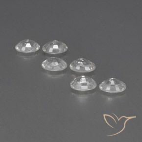 4.66 ct natürliche Weiß Zirkon-Edelsteine, Oval, VVS-VS
