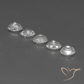 3.96 ct natürliche Weiß Zirkon-Edelsteine, Oval, VVS