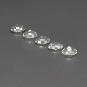 3,59 ct natürliche weißer Zirkon-Edelsteine, Oval Schliff, VVS