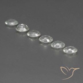 4.52 ct natürliche Weiß Zirkon-Edelsteine, Oval, VVS