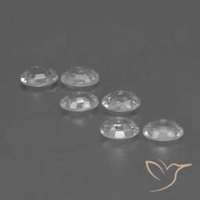 4.57 ct natürliche Weiß Zirkon-Edelsteine, Oval, VVS-VS