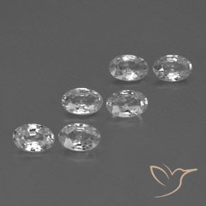 3.93 ct natürliche Klares Weiß Zirkon-Edelsteine, Oval, VVS-VS