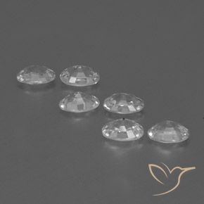 4.42 ct natürliche Klares Weiß Zirkon-Edelsteine, Oval, VVS-VS
