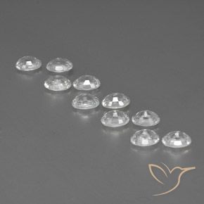 8.30 ct natürliche Weiß Zirkon-Edelsteine, Oval, VVS-VS
