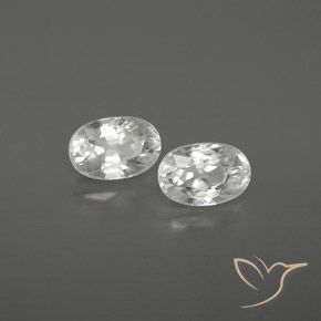 1.75 ct natürliche Weiß Zirkon-Edelsteine, Oval, VVS
