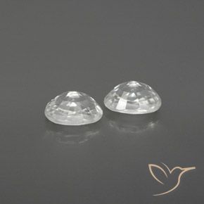 1.75 ct natürliche Weiß Zirkon-Edelsteine, Oval, VVS