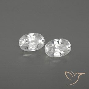 1.80 ct natürliche Weiß Zirkon-Edelsteine, Oval, VVS-VS