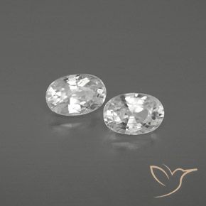 1.70 ct natürliche Weiß Zirkon-Edelsteine, Oval, VVS