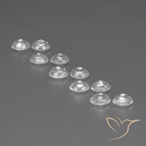 8.40 ct natürliche Weiß Zirkon-Edelsteine, Oval, VVS-VS