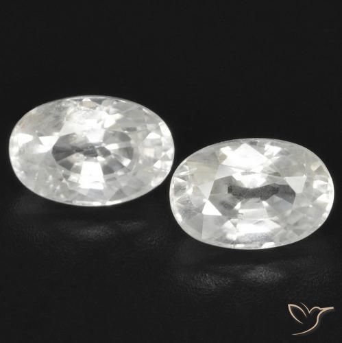 1.83ctw Natürlicher Weiß Zirkon, Oval, VS