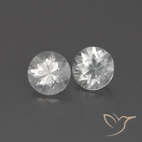 1.83 ct natürliche Weiß Zirkon-Edelsteine, Runden, VVS-VS