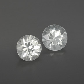 1,86 ct natürliche weißer Zirkon-Edelsteine, Rundschliff, VVS-VS