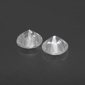 1,75 ct natürliche weißer Zirkon-Edelsteine, Rundschliff, VS
