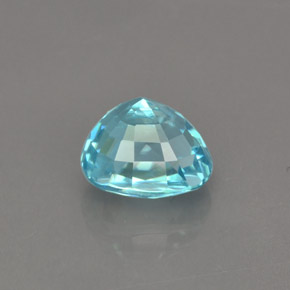 9,17 ctw natürlicher Blau Zirkon, Oval Schliff, VVS-VS
