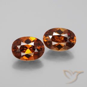 3.09ctw Natürlicher Lebkuchen braun Zirkon, Oval, VVS