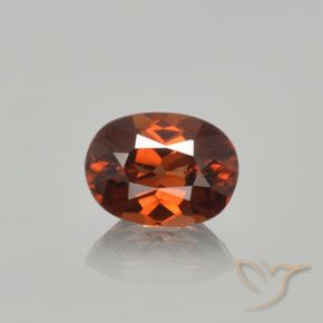 1.62ct Natürlicher Lebkuchen braun Zirkon, Oval, VVS