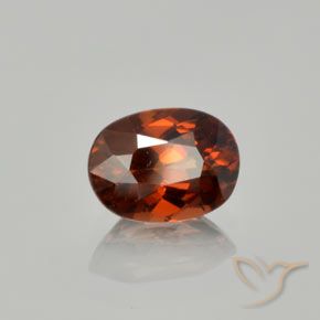 9,17 ctw natürlicher Lebkuchen braun Zirkon, Oval, VVS