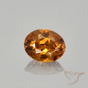 1.35ct Natürlicher Mittel braun Zirkon, Oval, VVS