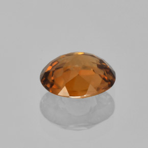 9,17 ctw natürlicher Orange Zirkon, Oval Schliff, VVS