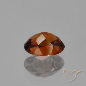 9,17 ctw natürlicher rötlich-orange Zirkon, Oval, VVS