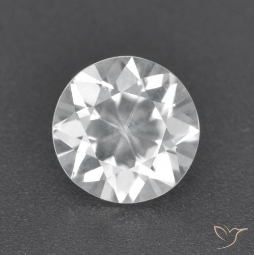 1.61ct Natürlicher Weiß Zirkon, Runden, VVS-VS
