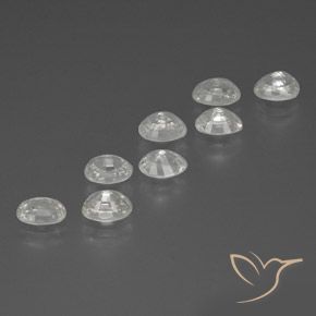 11.16 ct natürliche Weiß Zirkon-Edelsteine, Oval, VS-SI