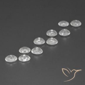 13.42 ct natürliche Weiß Zirkon-Edelsteine, Oval, VS