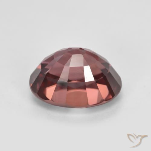 9,17 ctw natürlicher Mittel-Dunkelrot Zirkon, Oval, VS