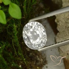9,17 ctw natürlicher Warmweiß Zirkon, Oval, VS