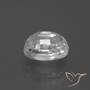 9,17 ctw natürlicher Weiß Zirkon, Oval, VVS