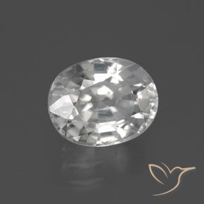 9,17 ctw natürlicher Weiß Zirkon, Oval, VS