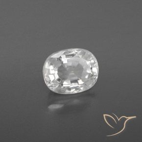 9,17 ctw natürlicher Weiß Zirkon, Oval, VVS-VS