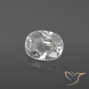 9,17 ctw natürlicher Weiß Zirkon, Oval, VVS-VS