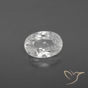 2.95ct Natürlicher Weiß Zirkon, Oval, VVS