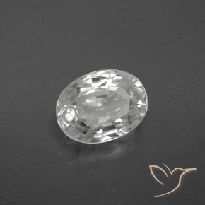 9,17 ctw natürlicher Weiß Zirkon, Oval, VS