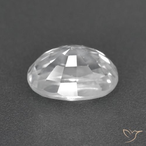 9,17 ctw natürlicher Weiß Zirkon, Oval, VS