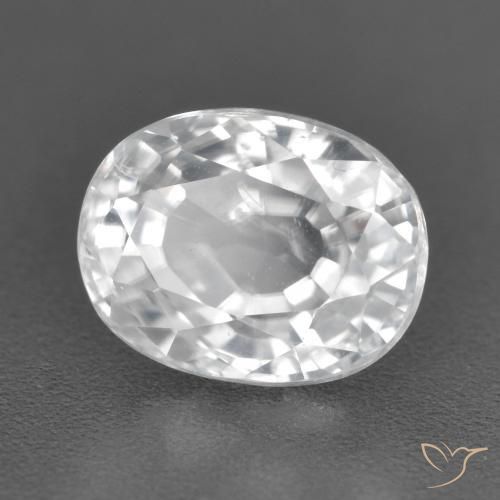 9,17 ctw natürlicher Weiß Zirkon, Oval, VS