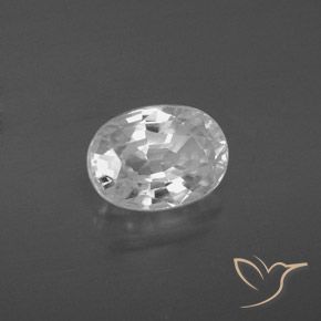 9,17 ctw natürlicher Weiß Zirkon, Oval, VS