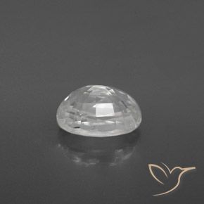 9,17 ctw natürlicher Weiß Zirkon, Oval, VS