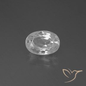 9,17 ctw natürlicher Weiß Zirkon, Oval, VS