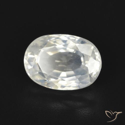 9,17 ctw natürlicher Warmweiß Zirkon, Oval, VVS