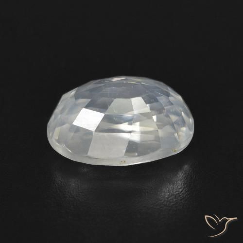 9,17 ctw natürlicher Warmweiß Zirkon, Oval, VVS