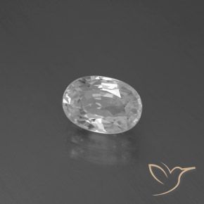 9,17 ctw natürlicher Weiß Zirkon, Oval, VS