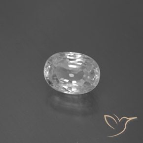 9,17 ctw natürlicher Weiß Zirkon, Oval, VS