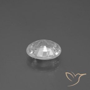 9,17 ctw natürlicher Weiß Zirkon, Oval, VVS-VS