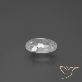 9,17 ctw natürlicher Weiß Zirkon, Oval, VVS