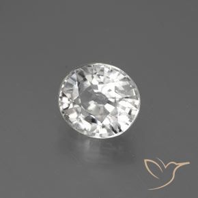 9,17 ctw natürlicher Weiß Zirkon, Oval, VVS