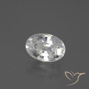 9,17 ctw natürlicher Weiß Zirkon, Oval, VVS